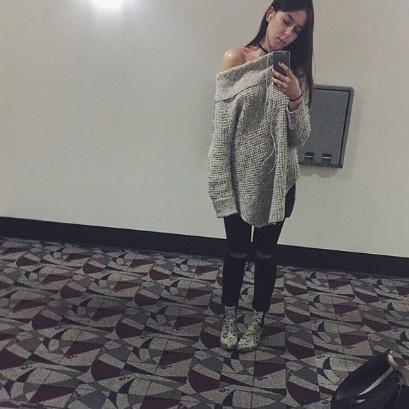 Free People Dylan Tweed Sweater - Picture 4 of 4